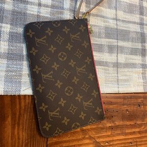Authentic Louis Vuitton Monogram Neverful Wristlet